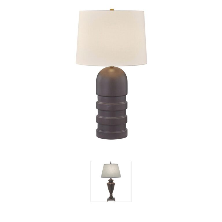 Savoy House Wehunt Ceramic & Metal Table Lamp with Three-Way Switch