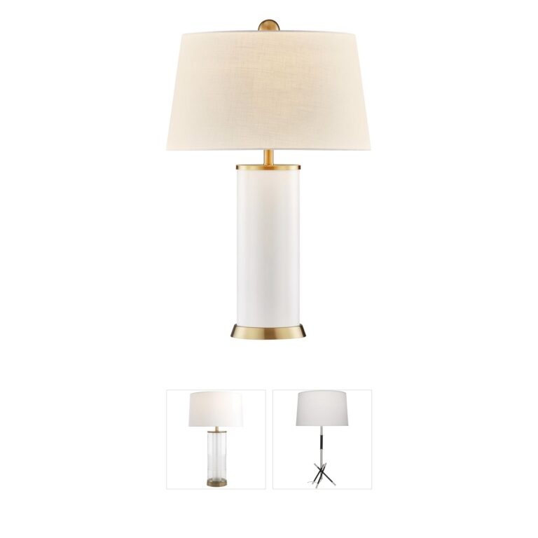 Savoy House Melissa Blanc de Blanc Metal & Glass Table Lamp