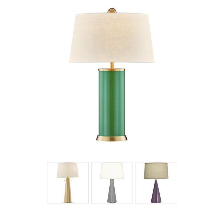 Savoy House Melissa Jolly Green Metal and Glass Table Lamp