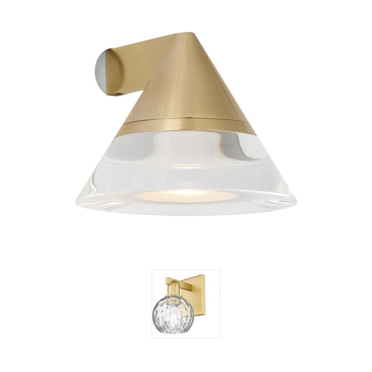 Visual Comfort Modern Collection Sean Lavin Midrand Crystal Wall Sconce