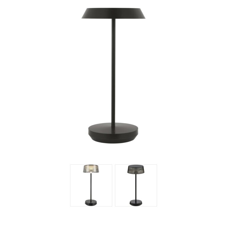 Visual Comfort Modern Collection Sean Lavin Tepa Bronze Brass Rechargeable LED Table Lamp