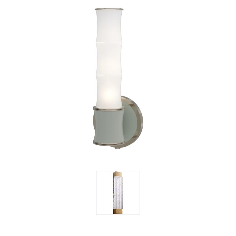 Robert Abbey Kane Metal and Glass Wall Sconce