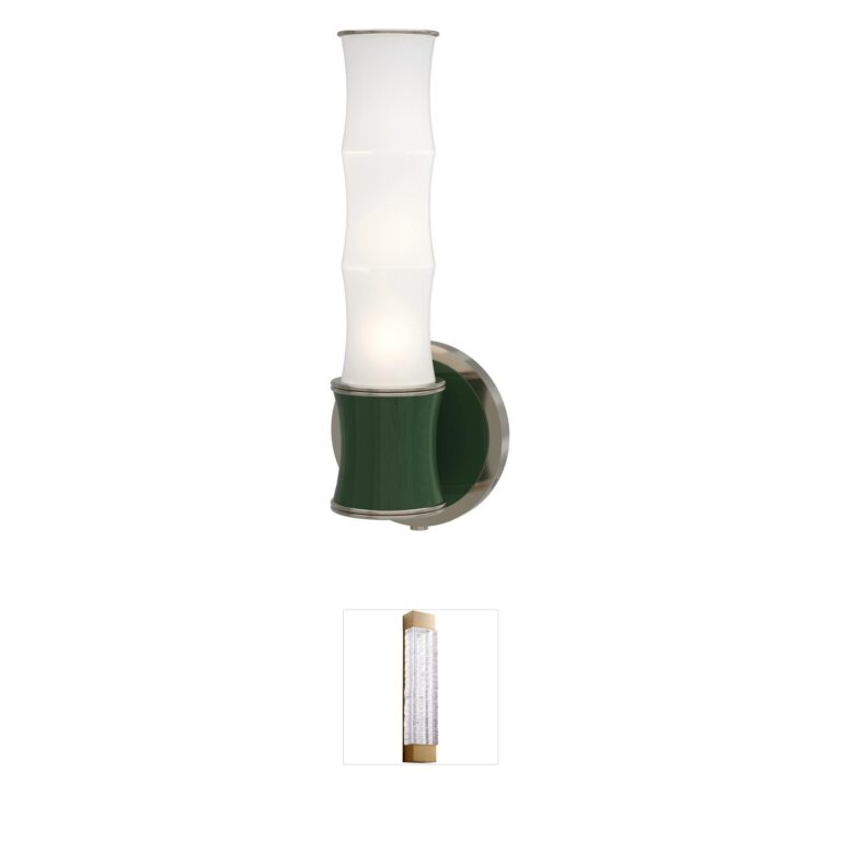 Robert Abbey Kane Jungle & Polished Nickel ADA Wall Sconce