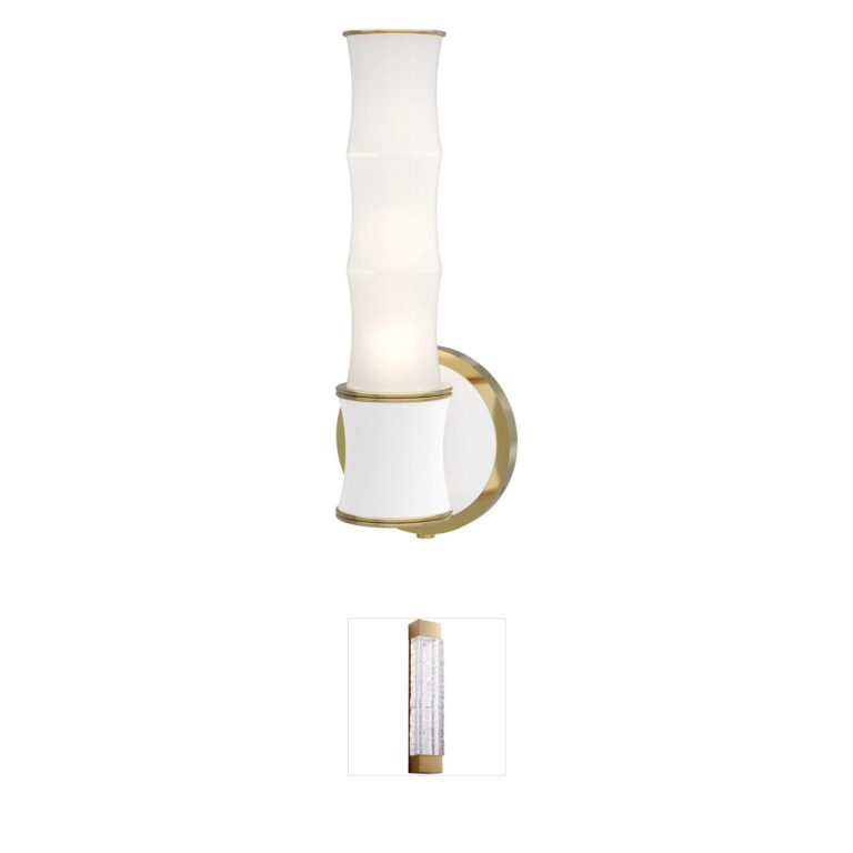 Robert Abbey Kane Matte Daisy Glass Wall Sconce