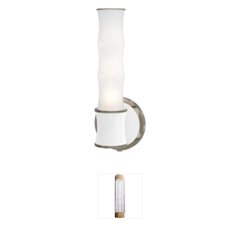 Robert Abbey Kane Matte Daisy Metal & Glass Wall Sconce