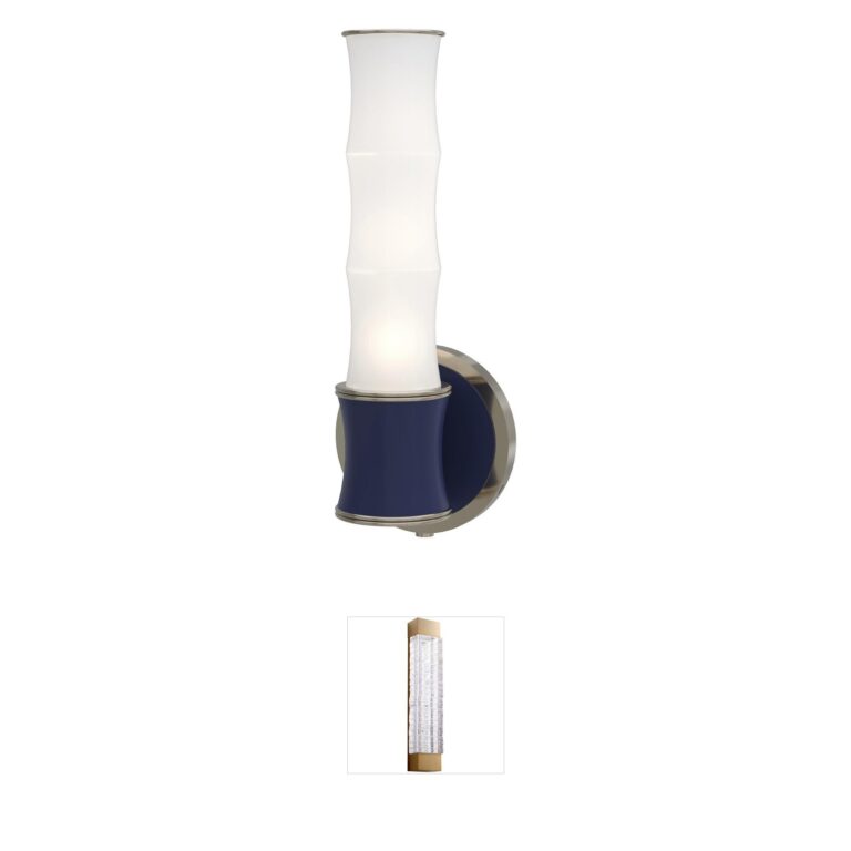Robert Abbey Kane Matte Midnight Blue Wall Sconce