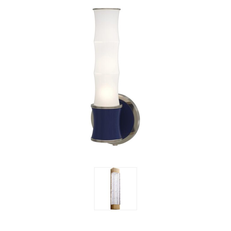 Robert Abbey Kane Tropical Wall Sconce - Midnight Blue