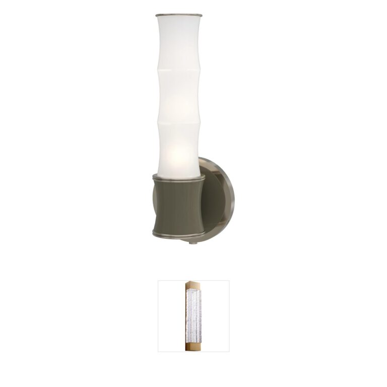 Robert Abbey Kane Metal & Glass Wall Sconce
