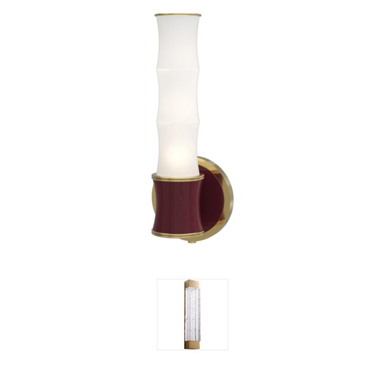 Robert Abbey Kane Sugar Plum Frosted Glass Wall Sconce