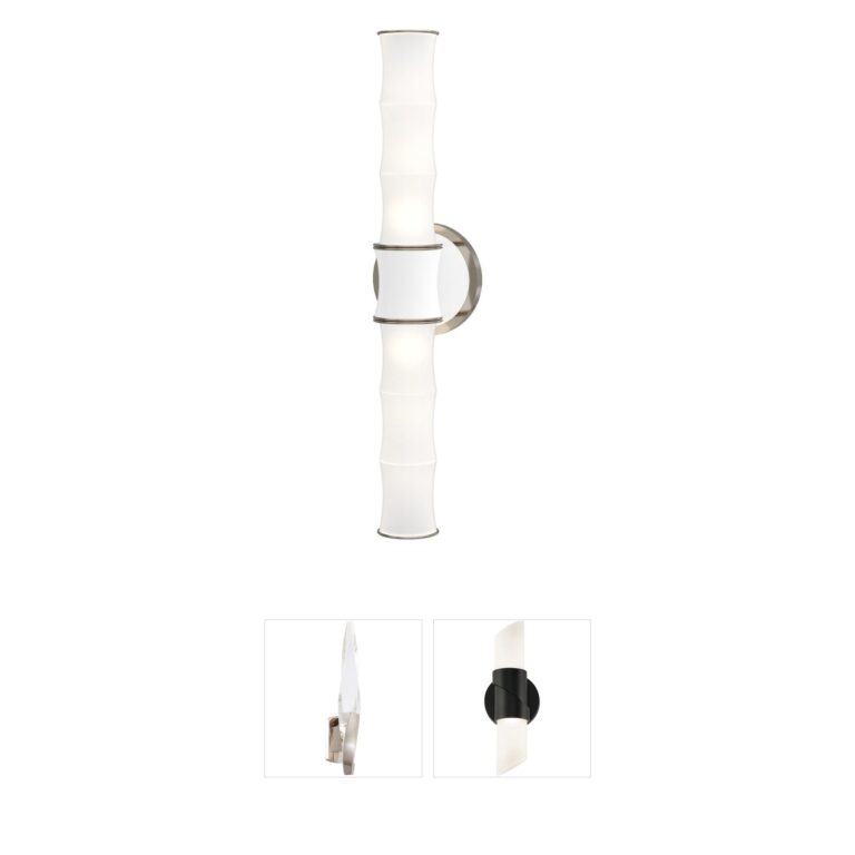 Robert Abbey Kane Tropical Metal Wall Sconce