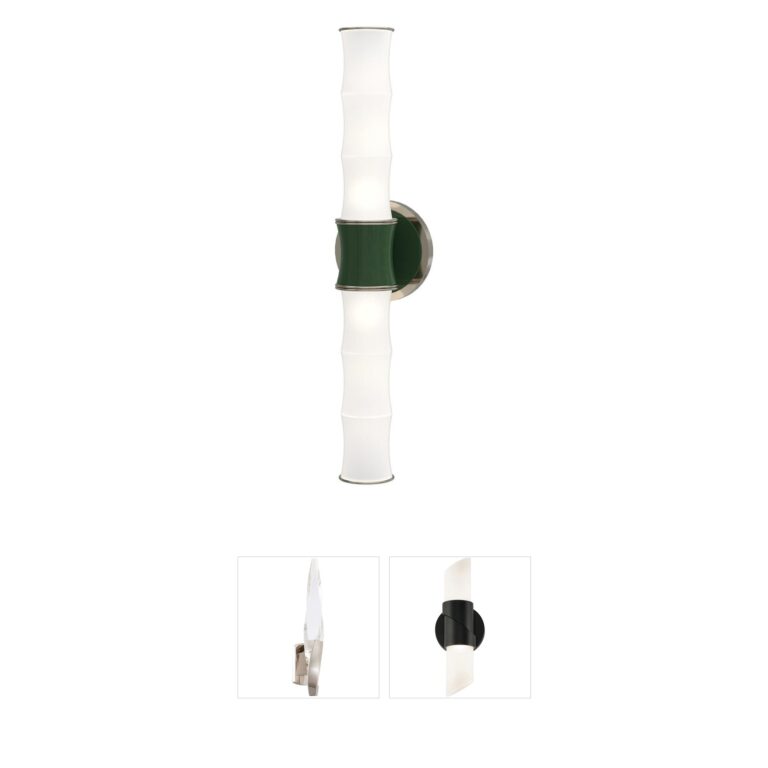 Robert Abbey Kane 2-Light Jungle Metal Wall Sconce