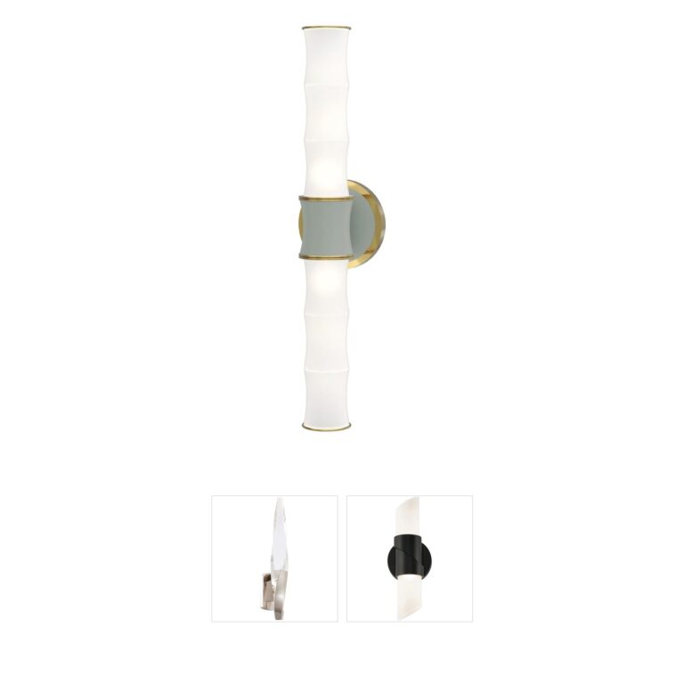 Robert Abbey Kane Matte Celadon Metal Wall Sconce