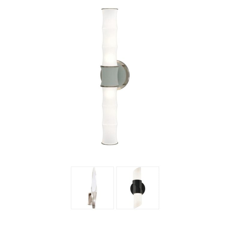 Robert Abbey Kane Matte Celadon Metal Wall Sconce