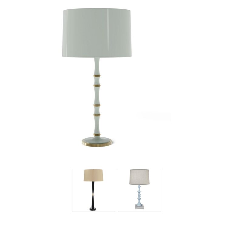 Robert Abbey Kane Collection Candlestick Table Lamp