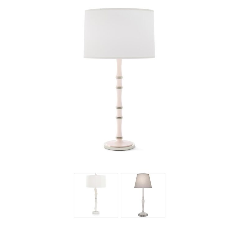 Robert Abbey Kane Rose Water Candlestick Table Lamp