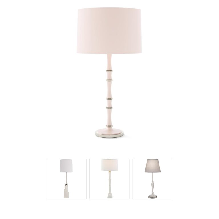 Robert Abbey Kane Rose Water Table Lamp with Celadon Shade