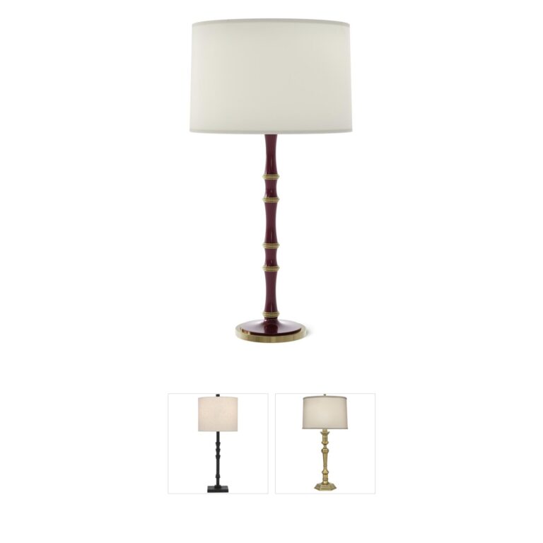Robert Abbey Kane Candlestick Metal Table Lamp