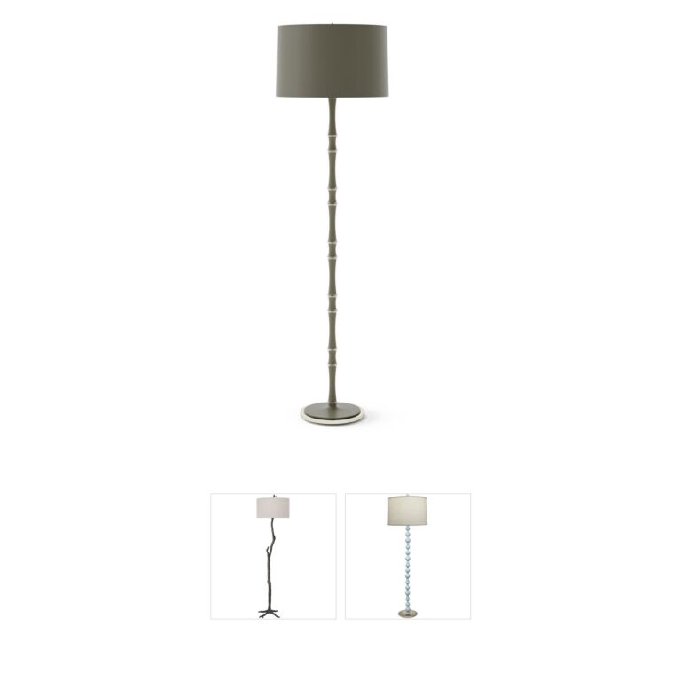 Robert Abbey Kane Candlestick Floor Lamp