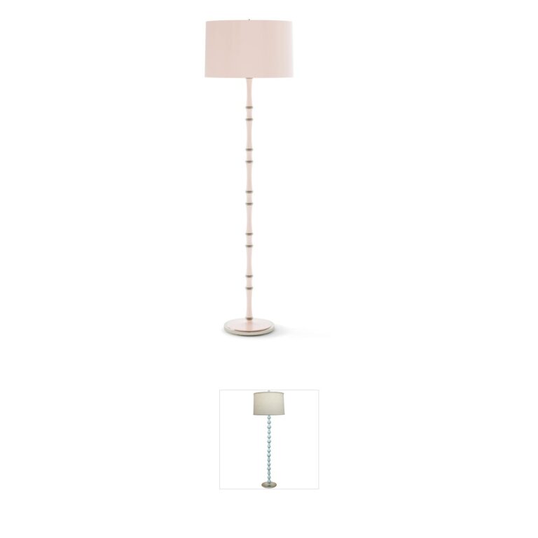 Robert Abbey Kane Rose Water Dimmable Floor Lamp