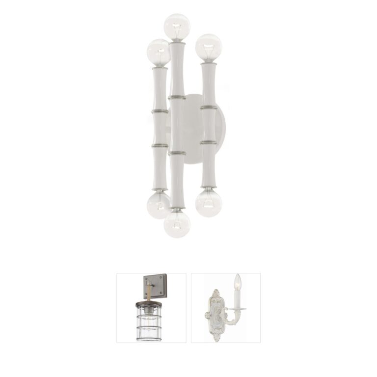 Robert Abbey Kane Tropical Metal Wall Sconce