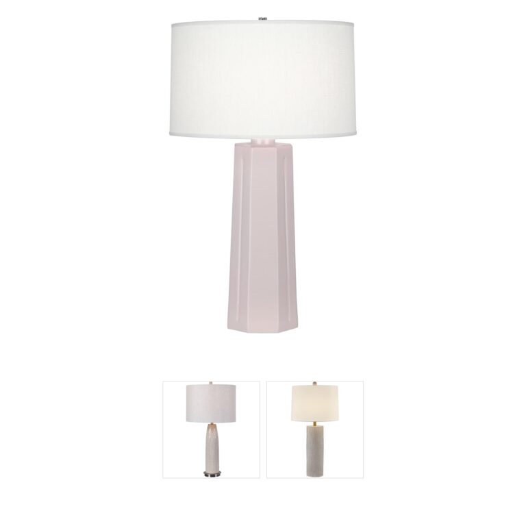 Robert Abbey Mason Rose Water Ceramic Table Lamp