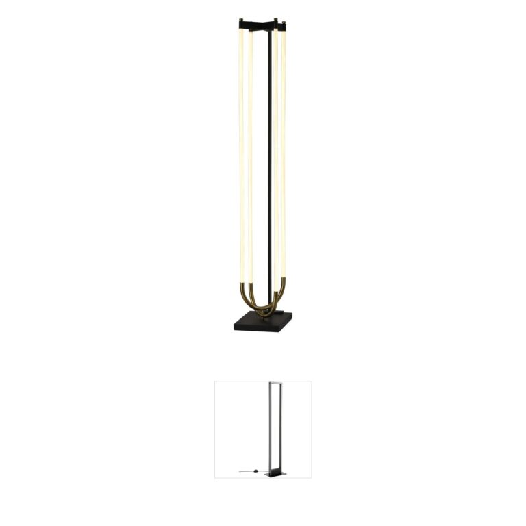 Artcraft Lighting Cascata Integrated LED Glass Floor Lamp