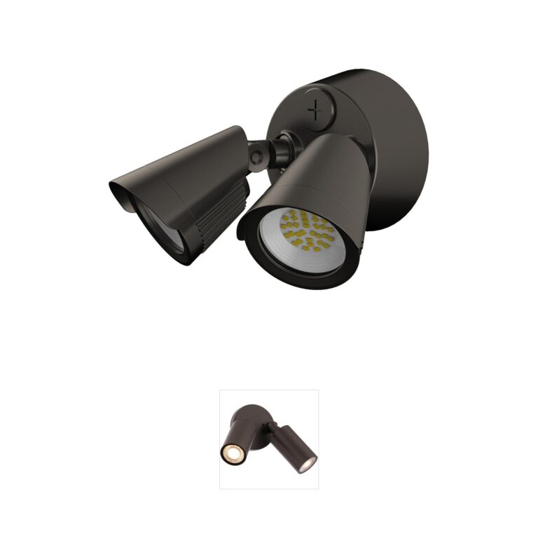 AFX Pratt Bronze Outdoor LED Wall Sconce with Adjustable CCT