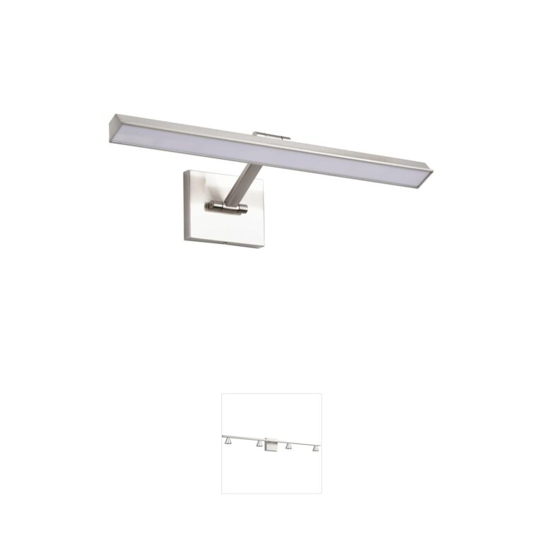 Nuvo Hazel LED Picture Light | Brushed Nickel