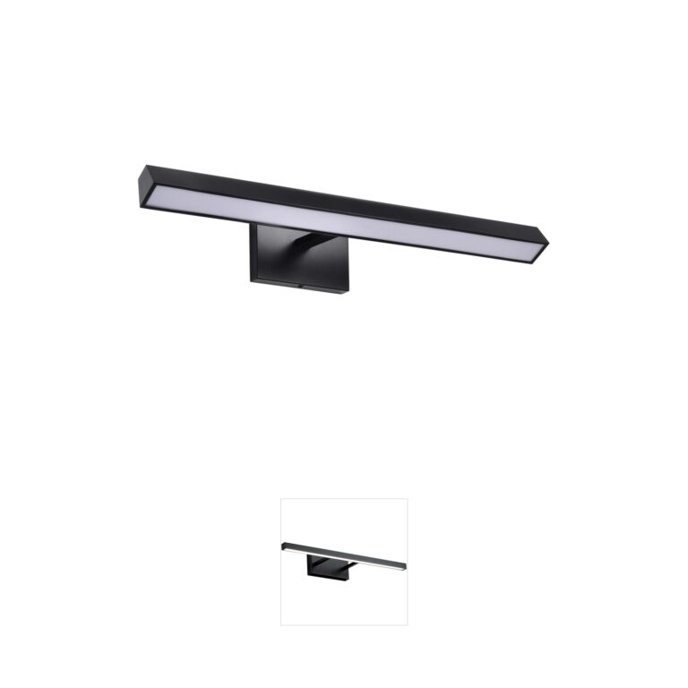 Nuvo Mila LED Black Modern Vanity Light