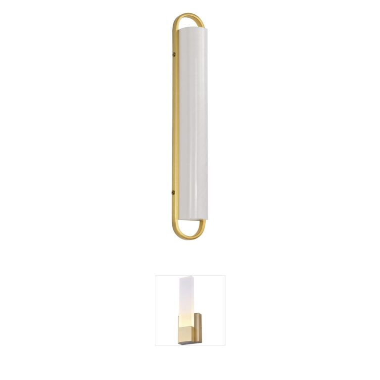Nuvo Velano Brushed Brass Integrated LED Vanity Light