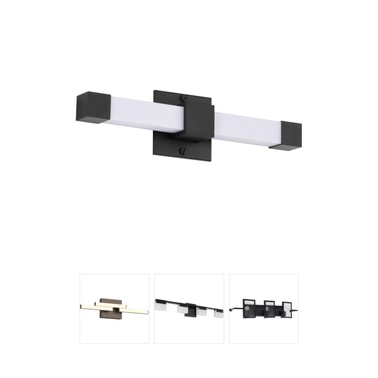 Nuvo Brightwyn 16-inch Matte Black LED Vanity Light