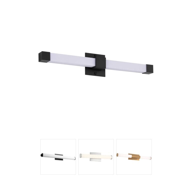 Nuvo Brightwyn Steel & Acrylic LED Vanity Light