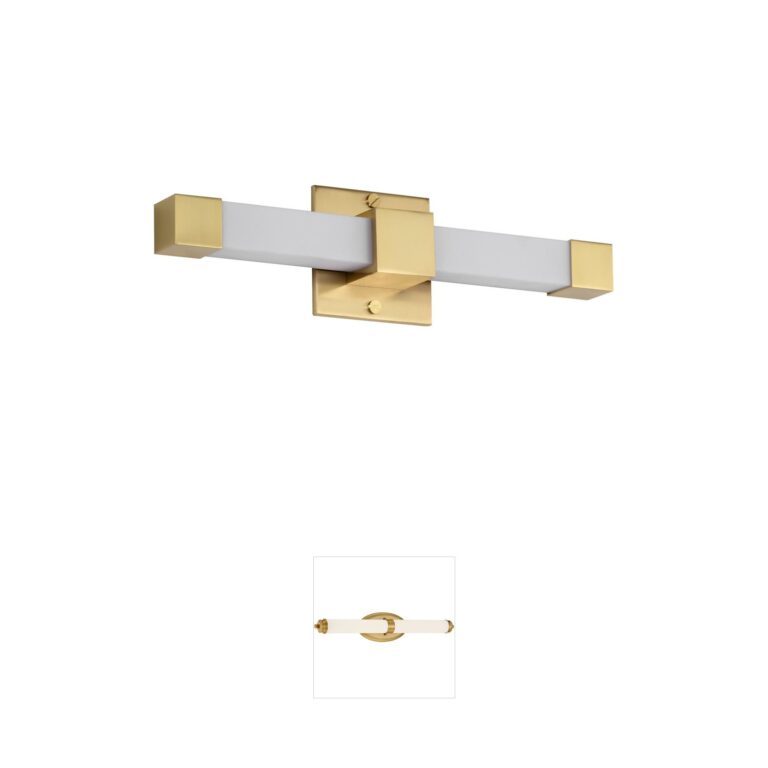 Nuvo Lighting Brightwyn 16-Inch LED Vanity in Brushed Brass