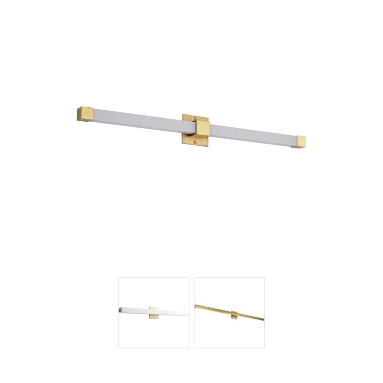 Nuvo Lighting Brightwyn 35-Inch LED Vanity Light in Brushed Brass