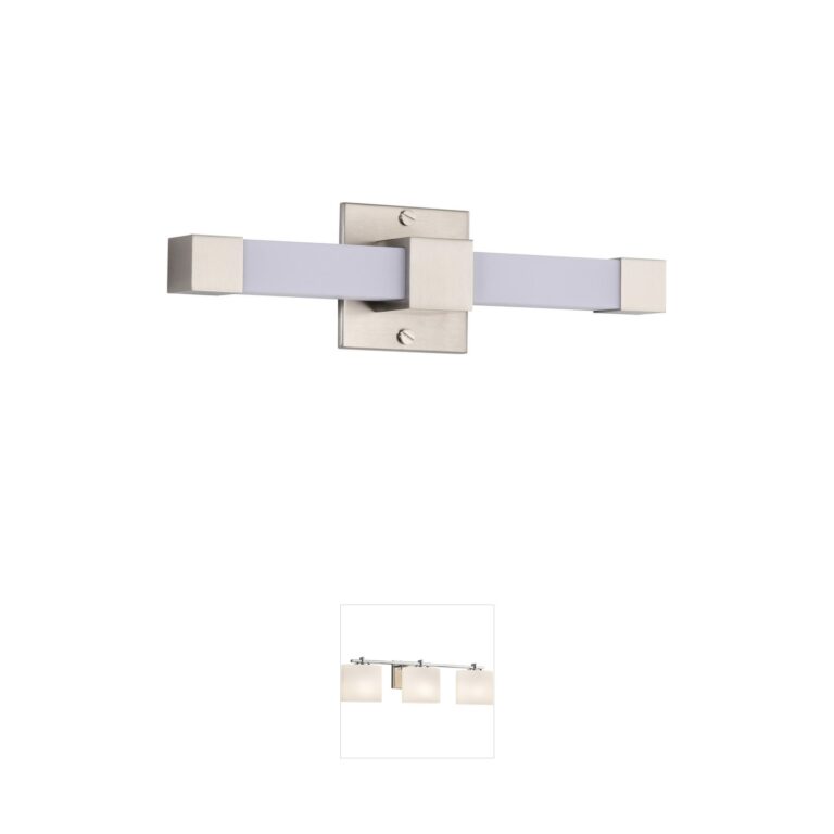 Nuvo Brightwyn 16-Inch Brushed Nickel Integrated LED Vanity Light