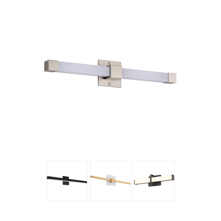Nuvo Brightwyn 24 Inch Integrated LED Vanity in Brushed Nickel