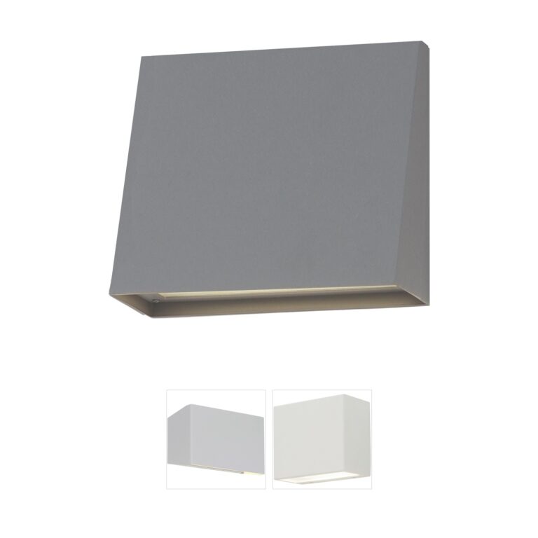 Maxim Lighting Pathfinder Silver Aluminum 5CCT LED Outdoor Wall Sconce