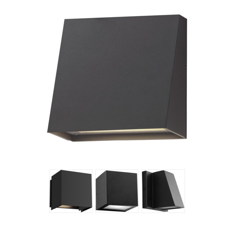 Maxim Lighting Pathfinder Architectural Bronze 5CCT LED Outdoor Sconce