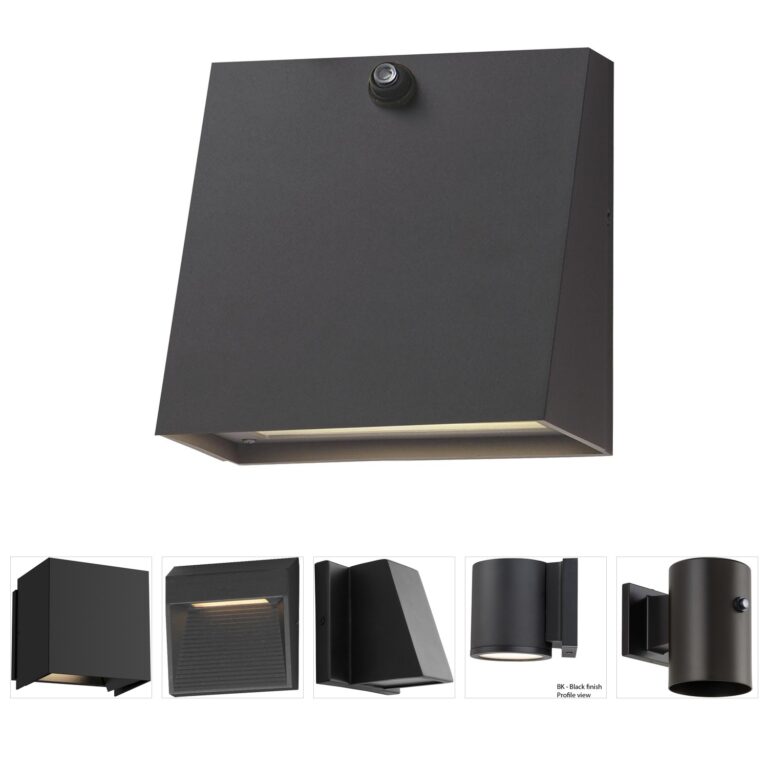 Maxim Lighting Pathfinder LED Architectural Bronze Outdoor Sconce with Photocell
