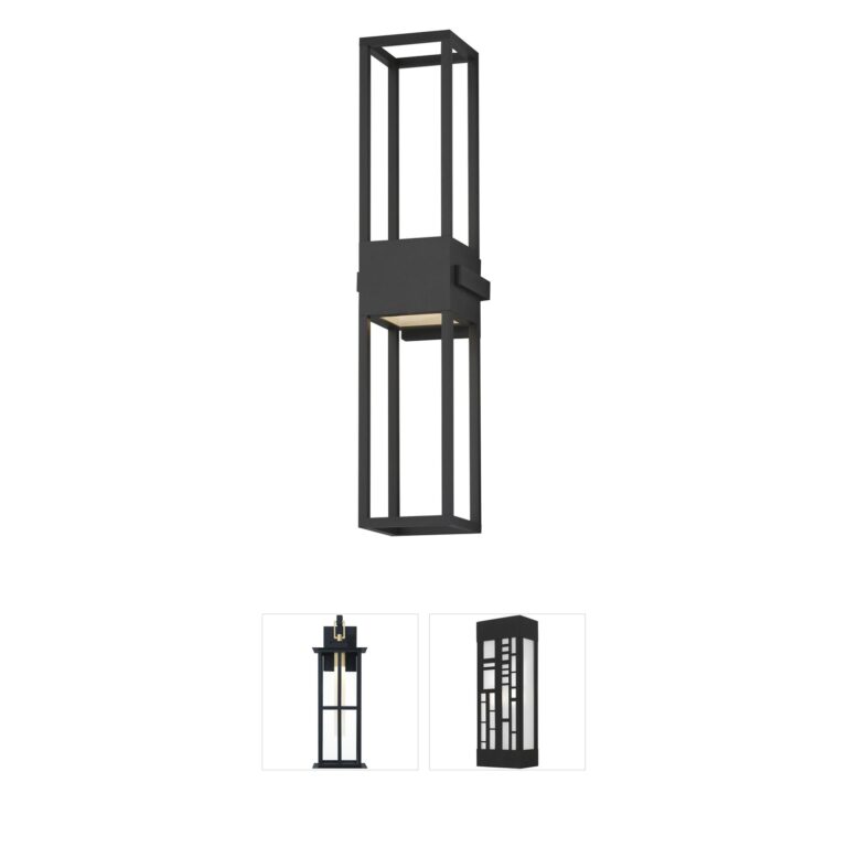 Maxim Lighting Strand VX 31" Black Outdoor LED Wall Sconce