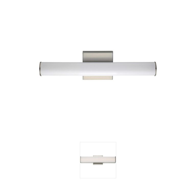 Maxim Lighting Rail 5CCT Satin Nickel LED Vanity Light