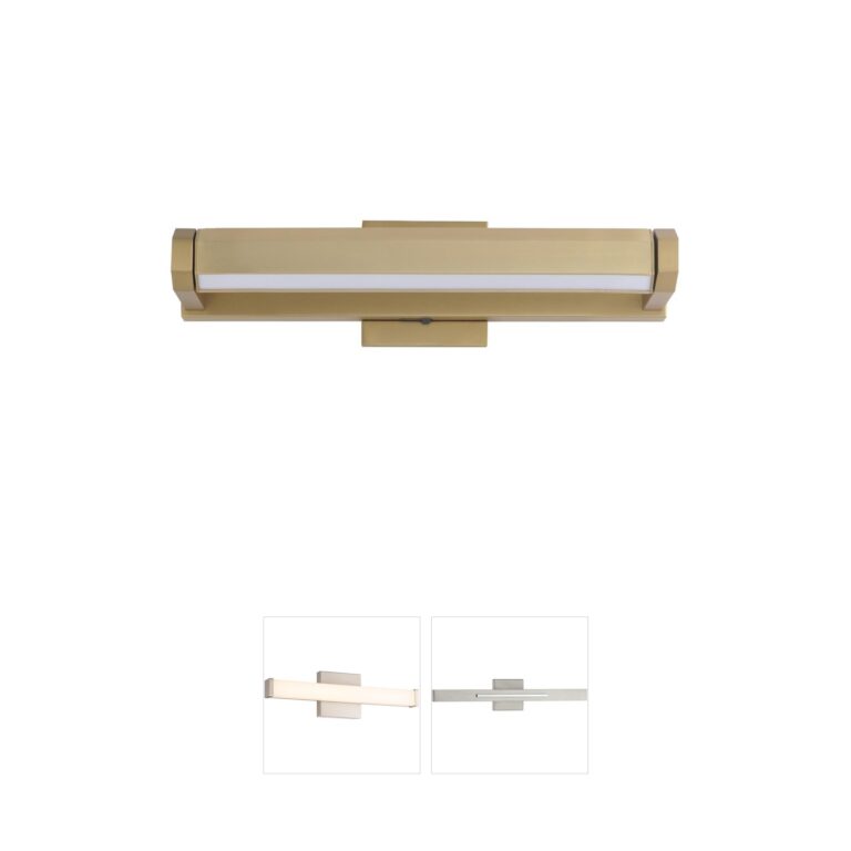 ET2 Braque Gold LED Aluminum Wall Sconce