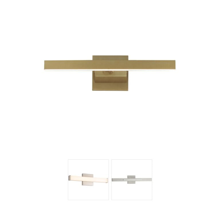 ET2 Pasha Gold Aluminum LED Picture Light