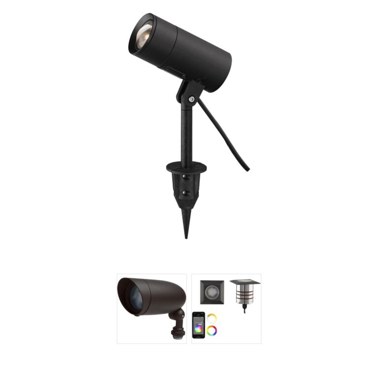 ET2 Alumilux Landscape Black Aluminum LED Spotlight
