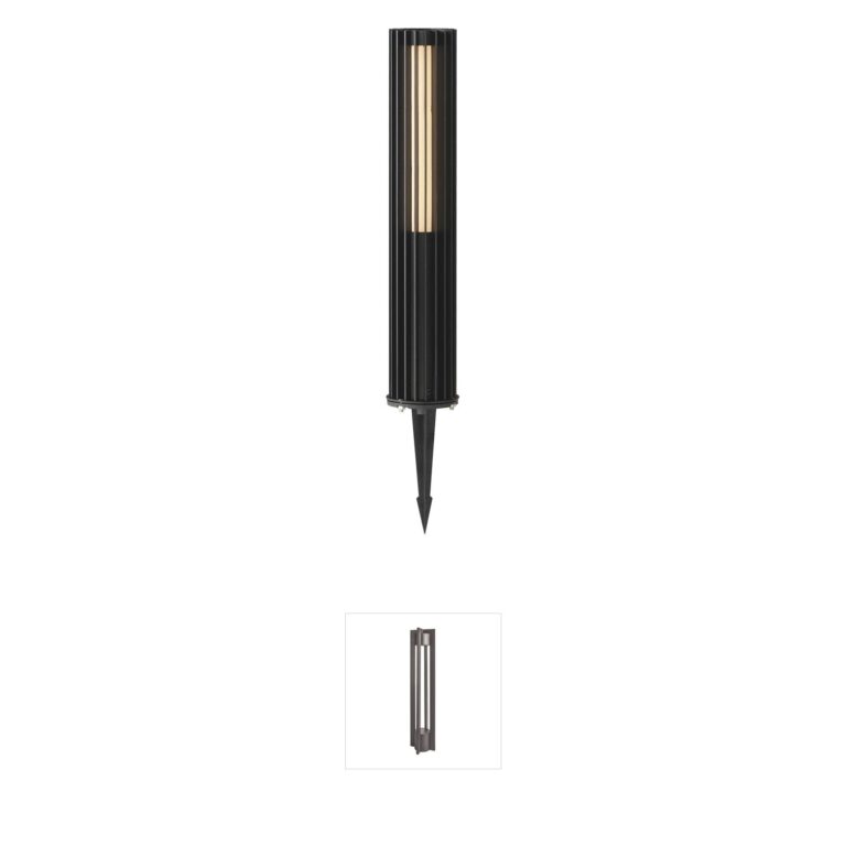 ET2 Citadel Black Stainless Steel LED Garden Light