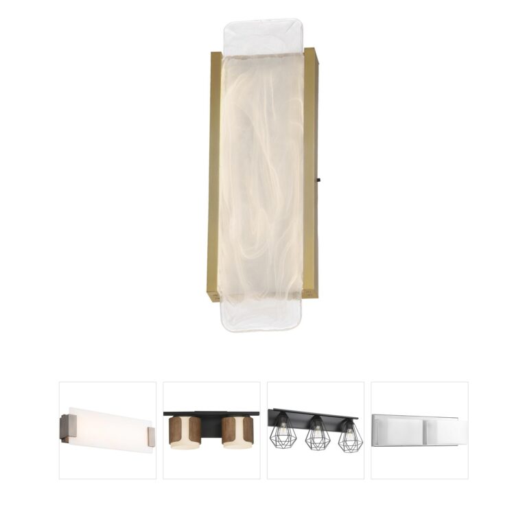 ET2 Celine LED Aluminum and Glass Vanity Sconce