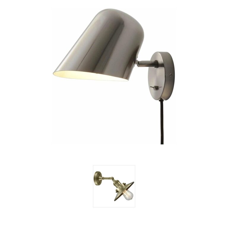 Nova of California Culver Steel Plug-in Wall Sconce