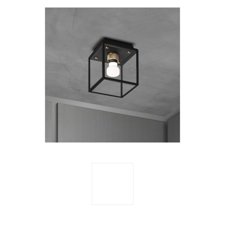 Buster + Punch Caged Wet Cross Knurl Outdoor Ceiling Light