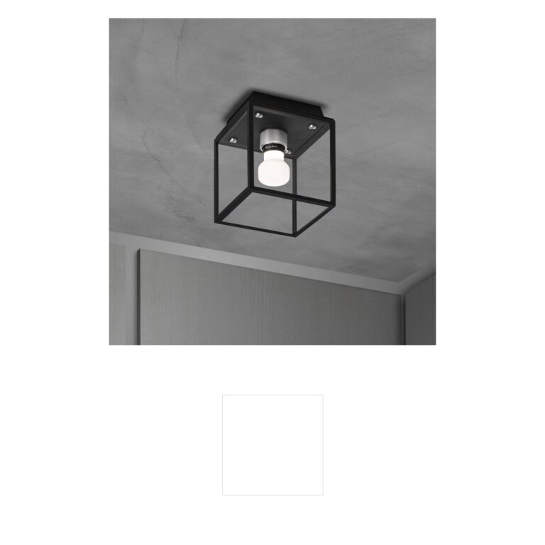 Buster + Punch Caged Wet Stainless Steel Cross Ceiling Light