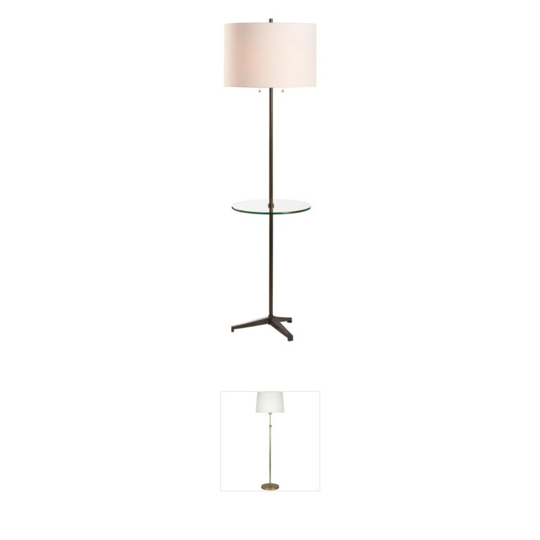 Chelsea House Blythwood Floor Lamp with Linen Shade